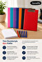 Work Series Red Secretarial Set |   50 Sheets of Unlined A4 Paper + 6 Ballpoint Pens |   Color Options Available - 3