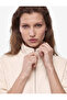 Modal Fabric Long Sleeve Waist-Tied Jacket with Pockets and Zipper, Stand-Up Collar - 2