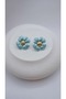 Colorful Enamel Flower Earrings
