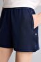 Ultra Soft Standard Fit Sportsman's Crop Fit Modal Navy Blue Shorts H1991Ax26Au - 5