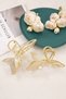 Women's Gold Color Fish Tail Pearl Detailed Metal Buckle - 3