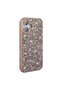 iPhone 16 Case with Glittering Diamond Stones and Raised Camera Silicone Cover