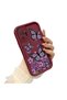 Xiaomi Redmi Note 10 Pro Compatible Case Camera Protector Claret Red Silicone Couple Phone Case Butterfly Pattern - 3