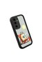 Samsung Galaxy S24 Fe Compatible Black Line Pattern Camera Protective Case Silicone Couple Phone Case - 3
