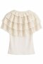 Delicate Lace Blouse Cream - 3