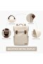Women's Laptop Backpack, Waterproof Carry-On Computer Bag Fits 15.6 Inch Notebook, Ideal for Travel, - 4