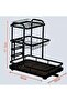 Dish Drainer Rack with Detachable Dish Rack, 3-Tier Dish Rack for Kitchen Counter, Dish Drainer Set, Utensil Holder, Chopping Board Holder, Bowl Rack - 2