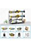 3 Layer Kitchen Organizer Dish Rack Over Sink Cutlery Utensils Washing Cutlery Holder Draining Board Kitchen Storage Dish Drainer Draining Rack - 3