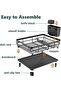 Dish Drying Rack,Drainboard Deflector Design with Utensil Holder and Knife Slot,Dish Storage Basket for Kitchen/Dining Room(Black) - 7