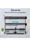 3 Layer Stainless Steel Dish Rack Over Sink Dish Drainer Drainer Dryer Rack Kitchen Storage Organizer Rack Kitchen Utensil Holder - 4