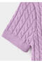 Cable-knit short-sleeve cardigan - 5