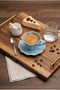 Handmade Ceramic Elegant Daisy Pattern Coffee Cup with Saucer - 4