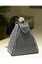 Prism Pavé Wristlet Crystal Clutch Bag Rhinestone Bag - 6