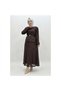 Collar-Stoned Lace Shirt and Skirt Combination Islamic Clothing - 4