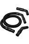Vacuum Cleaner Replacement Hose with Elbow Connectors, Black | Flexible Design, Elbow Attachments, Easy Installation, Durable Build, Universal Fit