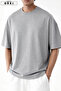 Unisex Oversize Relaxed Fit T-Shirt Shorts Set – Minimal Premium - 3