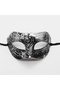 Silver Color Antique Style Prom Mask - 4