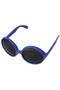 Round Green Glass 80S 90S Years Party Glasses Retro Blue Color
