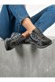 Women's Black Sneaker Orthopedic Sole Walking Shoes - 2