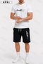Limited Edition Printed Oversized Unisex T-Shirt & Black Shorts Set