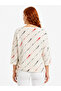 Women's Casual Striped Relaxed Crew Neck Blouse - 2