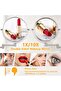 Wall Mounted Makeup Mirror - 10x Magnification 8' Two-Sided Swivel Extendable Bathroom Mirror Nickel Finish - 2