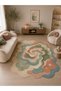 Sdt Traditional Patterned Modern Woven Base Decorative Carpet Sdtamor2772 - 2