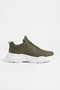 Zrc089 High Quality Premium Thick Sole Casual Men's Sneaker Khaki - 4
