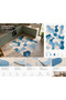Dora Traditional Patterned Swan Motif Modern Woven Base Decorative Carpet Sdtamour4005 - 5