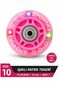 70 mm Colorful Led Light Pink Skate Wheel Pu Silicon Abec 7 Bearing Code 10