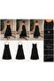 Black Tiered Lyocell Camisole Midi Dress UK 12 - 3