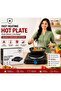 1000W Electric Hot Plate Portable Single Burner Adjustable Temperature Electric Cooking Stove - 4