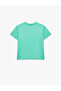 Boy's Cotton Short Sleeve Crew Neck Printed T-Shirt - 2