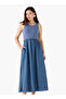 A LINE KNIT WOVEN DRESS - 5