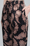 Women's Shawl Patterned Tie-Waist Palazzo Trousers - 3