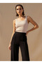 WIDE STRAP FITTED KNIT TANK TOP - 2