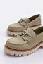 D24Ya-3165 Women's Leather Loafer Shoes - 4