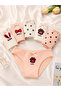 Cute Paws 5-Piece Printed Women's Slip Panties Set - 3