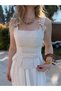 Beige Linen Corset Blouse with Rope Detail - 2