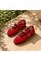 Women's Mesh Mary Jane Ballerina Shoes with Buckle, Daily Comfortable Flexible Ballerinas - 3