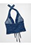 AE Denim Bow-Front Vest - 2