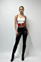 Red Women's Belt Lace-Up Wide Corset Waist Accessory - 4