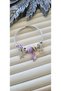 Steel Purple Charm Detail Women's Bracelet – with Sea Star, Oyster, Ribbon and Flower Figures - 2