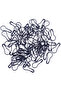 1000 Pieces of Pear-Shaped Safety Pins 2 cm Bulb Type Safety Pins - 3