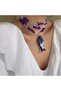 سلسال سمك سيراميك أزرق داكن 100 سم - 2