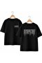 Fraternity Back and Front Chest Printed 100% Cotton Oversize Loose Regular Fit Crew Neck T-Shirt