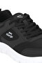 Genfit Men's Large Size Black / White Running & Walking Sports Shoes - 4