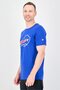 Men Sportswear Fit Short Sleeve Football T-Shirt, Blue - 2