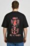 Men Crew Neck Short Sleeve Embroidered Logo T-Shirt, Black - 4
