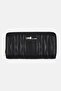 Women Brand Logo Wallet, Black